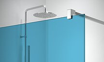 Acabados vidrio azul mamparas Profiltek