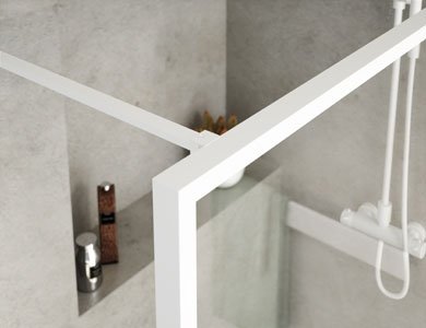 Barra esbilizadora. Acabado Blanco Mate FIJOS NORDIC Profiltek