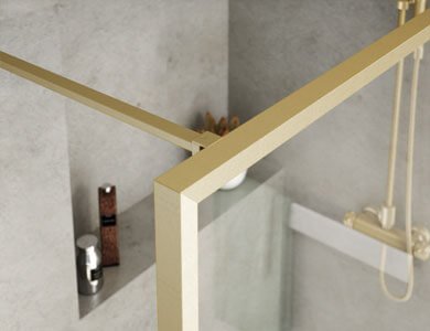 Barra esbilizadora. Acabado Oro Mate FIJOS NORDIC Profiltek