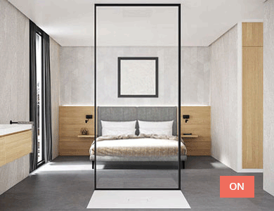 Vidrio tecnológico Ecliptek. Opcional FIJOS NORDIC Profiltek